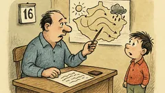 Vtip: Pepíček se ptá tatínka meteorologa...