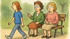 Vtip: Tamhle v tričku a modrých džínách…