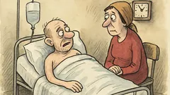 Vtip: Muž na smrtelné posteli říká manželce