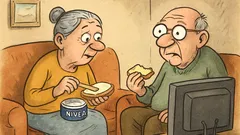 Vtip: Babička s dědečkem zkouší Niveu na chleba