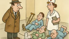 Vtip: Jednou přišla inspekce do blázince