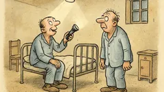 Vtip: Jsou dva blázni na pokoji a