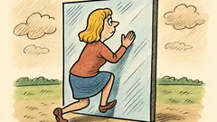 Vtip: Víte, proč blondýnka leze přes zeď