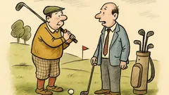 Vtip: Rozhovor na golfovém hřišti – Zahrajeme si...