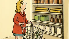 Vtip: Víte, proč blondýna civí na strop?