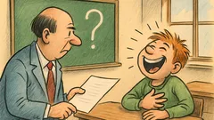 Vtip: Na otázku neodpoví a vyprskne smíchy