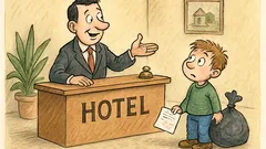 Vtip: Věřte mi, v našem hotelu budete