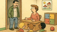 Vtip: Chlap přijde do školky a řekne