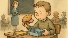 Vtip: Pepíček ve škole skloňuje svačinu…