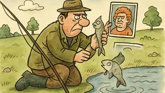 Vtip: Chytí rybář stříbrnou rybku a…