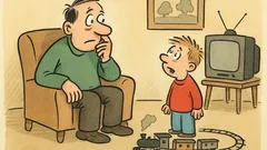 Vtip: Pepíček se ptá tatínka na vlak