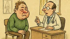 Vtip: Přijde Miloš k lékaři s opuchlou