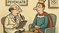Vtip: U psychiatra – „Od kdy jste princ?“