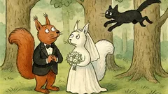 Vtip: Je to v bílém, skáče po stromech