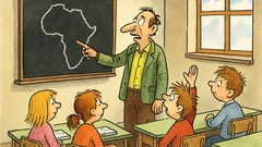 Vtip: Učitel dětem, v Africe nemají školy