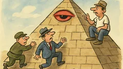 Vtip: Rus Čech a Američan lezou na pyramidu