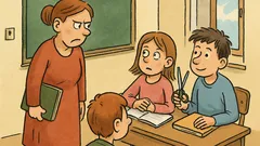 Vtip: Poznámka v ŽK – Tvrdil, že nemá nůžky