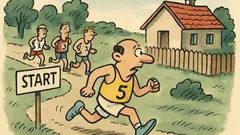 Vtip: Když jsme odstartovali přespolní běh