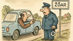 Vtip: Chlap jede autem, zastaví u policisty...