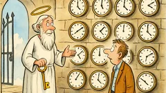 Vtip: Muž umřel a přišel do nebe