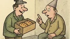 Vtip: Baví se dva blázni o houskách