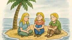 Vtip: Tři blondýnky zůstanou samy na ostrově