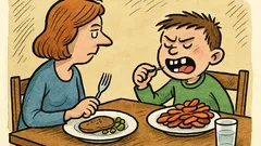 Vtip: Tomáš říká mámě, že má dost mrkve