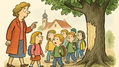 Vtip: Paní učitelka jde s 5. A ven