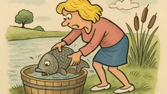 Vtip: Víte, jak blondýna zabije kapra?