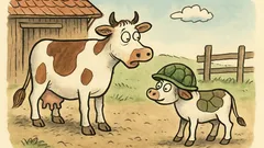 Vtip: Co vznikne, když zkřížíte krávu se želvou?