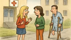 Vtip: Baví se blondýnka s brunetou v tramvaji