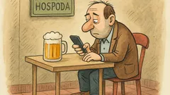 Vtip: Manžel píše manželce SMS z hospody