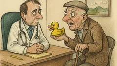 Vtip: Přijde osmdesátiletý pán k psychiatrovi a...