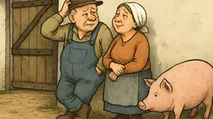 Vtip: Zlatá svatba? Zabijeme prase!