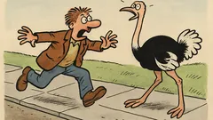 Vtip: Víte, jak se nejlépe loví pštros?