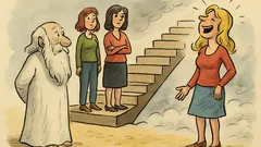 Vtip: Bůh si přizve blondýnu, brunetu a zrzku