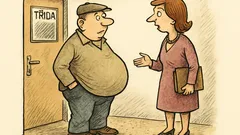 Vtip: Čeká tatínek na dceru před třídou