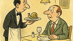 Vtip: V restauraci číšník říká, že šneci…