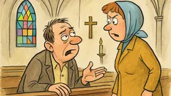 Vtip: Pepo, jak jsi mohl v kostele…