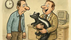 Vtip: Přijde muž do práce a chlubí se