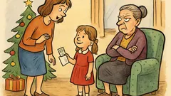 Vtip: Malá Janička dostane k Vánocům obálku...