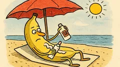 Vtip: Víte, proč se musí banány mazat opalovacím