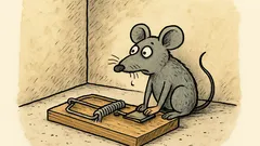 Vtip: Myška v rohu, nožka v pastičce