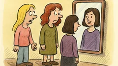 Vtip: Blondýna, zrzka a bruneta před zrcadlem