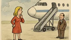 Vtip: Jde manžel blondýnky do práce…