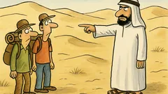 Vtip: Jdou dva lidi po poušti a...