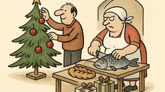Vtip: Je čas ozdobit stromeček, zabít kapra...