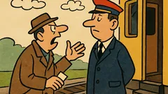 Vtip: Paní si stěžuje průvodčímu ve vlaku