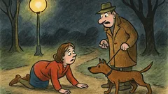 Vtip: Pozdě večer tmavým parkem jde žena