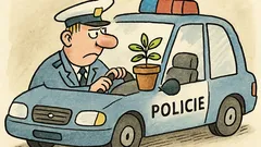 Vtip: Víte, proč policajti vozí květináč?